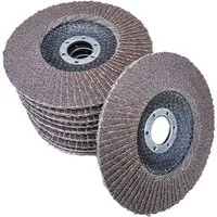 Rostio Fächerscheibe 10 Stück Rostio Fächerscheibe ø 125mm Stahl & Metall braun, Ø 125,00 mm