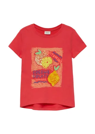 s.Oliver - T-Shirt rot - Gr. - 122