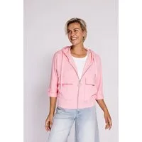 Zhrill Sweatblazer HARIKE mit Kapuze und Kordelzug, mit Klappentaschen, normale Passform