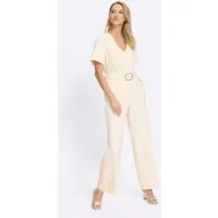 heine Jumpsuit Jumpsuit Kurzarm Innenbeinlänge ca. 77 cm