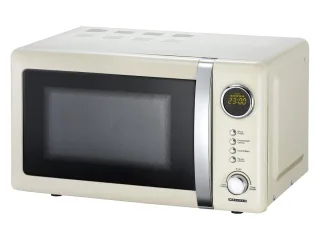 MELISSA Mikrowelle 16330108, 700 W, 20 L, Retro-Design, creme