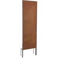 ESTEXO Sichtschutzelement Metall Gartenzaun Sichtschutzwand 170 cm Edelrost Sichtschutz-Elemen