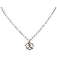 Alpenflüstern Kette mit Anhänger Trachtenkette - BREZE - gold, silber