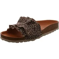 VERBENAS Rocio Serraje Volante Leopardo Pantolette