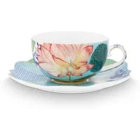 PiP Studio Geschirr Pip Studio Tasse & Untertasse Royal, multi