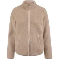 Hessnatur Fleecejacke Regular aus reiner Bio-Merinowolle (1-St)