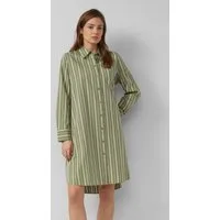 s.Oliver Midikleid Kleid Hemdkleid aus Popeline in A-Linie