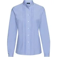 Luis Steindl Langarmbluse Oxfordbluse mit Biesen