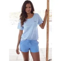 H.I.S Shorty (Set, 2 tlg) mit Logostickerei auf der Brust