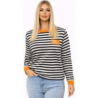 Worldclassca Longsleeve WORLDCLASSCA Longsleeve Shirt Streifen Langarm Sweatshirt Gestreift Neue Kollektion - Stilvolle und gemütliche Mode für Damen