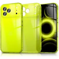 Nalia Smartphone-Hülle Apple iPhone 17 Pro Max 17,5 cm (6,9 Zoll), Leuchtende Neon Farbe / Durchsichtig / Anti-Gelb / Soft TPU & Flexibel