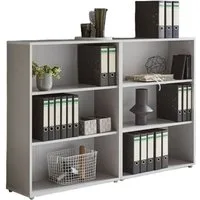 BMG Möbel Aktenregal Schrankwand Set Office Edition, Spar-Set, 6, 9, 10, 15 oder 16 Fächer, Made in Germany