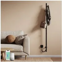EMKE Elektrischer Badheizkörper Elektrischer Handtuchheizkörper Designheizkörper mit Smart / WLAN /App, Handtuchtrockner Timer für Badezimmer Flur 150 cm hoch, schwarz