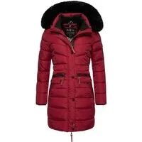 Navahoo Steppmantel Paula stylischer Winter Parka m. edlem Fellimitat