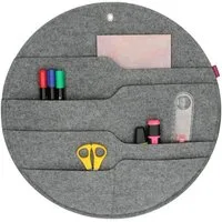 Bertoni Hängeaufbewahrung Filz-Organizer, Wand-Organisationsrad mit Taschen XL