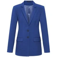 GREIFF Longblazer Greiff Corporate PREMIUM Damen Langblazer Regular-Fit Italian blue 38