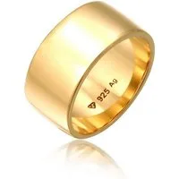 Elli Fingerring Stacking Bandring Basic Breit Trend Schmuck Geschenk 925 Silber