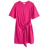 Next Shirtkleid Mini-T-Shirt-Kleid mit Bindegürtel (1-tlg)