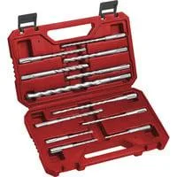 Hammerbohrer-Satz SDS-plus, 12-teilig rot, Ø 5-14mm, Transportkoffer