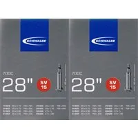 Schwalbe Fahrradschlauch 2x Schwalbe SV 15 Schlauch 28" 700 622 Rennrad 28 Zoll SV15, 1,00, 0,90, 1,10, 3/4, 0,75, 0,95, 0,80, (2-St)