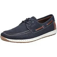 Rieker Bootsschuh Mokassin, Halbschuh, Frühlingsschuh mit Perforation