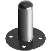 MUSIC STORE Lautsprecherständer, (Einbauflansch Stahl 36mm Schwarz Stativzubehör für Boxen-/Leuchtenstative, Lautsprecher Stative, Stativzubehör, Einbauflansch, Stahl 36mm, Schwarz, Stativzubehör)