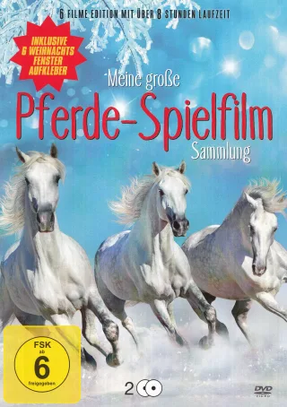 Die Pferde Spielfilm Sammlung (Das Zauberpony-Das letzte Einhorn kehrt zurück-Kleine Helden große Wildnis-Das vergessene Pferd-Mein liebstes Fohlen-Zwei treue Gefährten) 2DVD