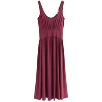 Next Midikleid Sommerliches, tailliertes Jersey-Midikleid (1-tlg)