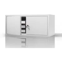 Jan Nowak Schrankaufsatz Aufsatz für Schrank 80 cm EWA Compact Metall Stahl abschließbar, (38 x 80 x 40 cm passend für JAN NOWAK Schränke PZH-zertifiziert), Erweiterung Büroschrank Schloss 2 Schlüssel robust 4 Farben