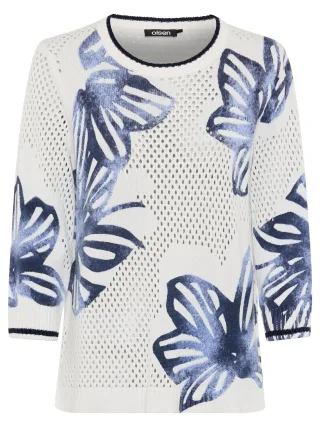 Olsen - Pullover Long Sleeves ink blue - Gr. - 44