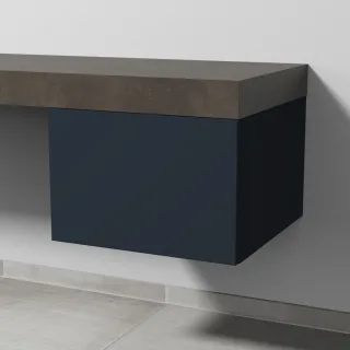 Sanipa Anbau-/Solitärschrank mit Auszug 2morrow (P3231) 340x500x520 Marine-Matt, P32311R P32311R