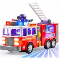 JOYIN Spielzeug-Feuerwehr JOYIN LED Fire Truck Toy for Toddlers 3-5 – Projection, Siren