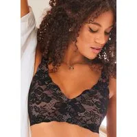 Nuance by Lascana Bralette-BH ohne Bügel mit seamless Spitze und herausnehmbaren Pads, Dessous