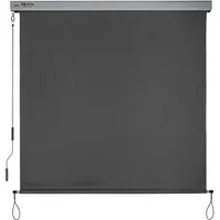 Sol Royal Markise Senkrechtmarkise MS5 Markise SolVision MS5, 140x250cm, Anthrazit Abnehmbare Handkurbel Wasserabweisender Sonnenschutz Vertikalmarkise