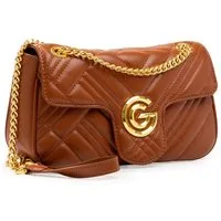 GABRIELLA G By Gabriella Gucci Umhängetasche CINDY, Damen Umhängetasche, Handtasche, Tragetasche mit Logoverzierung