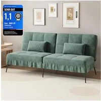 GTPLAYER Schlafsofa Bettsofa mit Schlaffunktion, Klappsofa