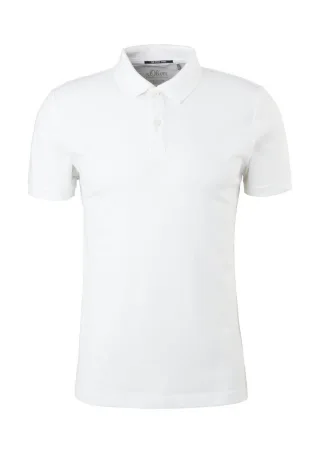 s.Oliver Red Label - Regular fit: Piqué-Poloshirt weiß - Gr. - XL