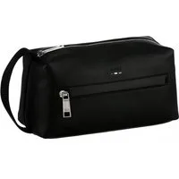 BOSS Kulturbeutel Ray_Washbag N., Herren Kosmetiktasche, Toilettentasche, Minibag mit Label
