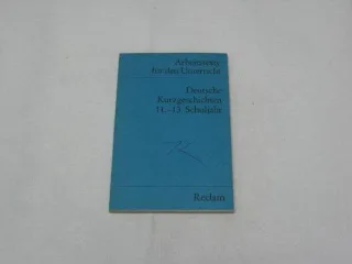 Deutsche Kurzgeschichten 11.-13. Schuljahr