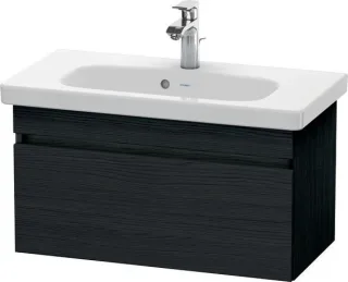 Duravit DuraStyle Waschtischunterbau wandhängend Eiche Schwarz Matt 730x368x398 mm - DS639901616 DS639901616
