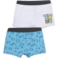 POKÉMON Boxershorts Pikachu Jungen Boxershorts 2er Pack aus Baumwolle (2-St)