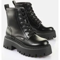 Buffalo ASPEN LACE UP Schnürboots, Plateauboots, Schnürboots, Freizeitschuh mit markanter Profilsohle