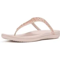 Fitflop SOLAY MIXED-CRYSTAL TOE-POST SANDALS Zehentrenner Dianette, Schlupfschuh, Sommerschuh mit edlem Glitter