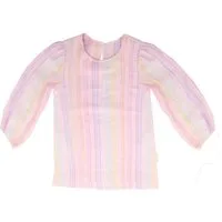 MAXIMO Shirtbluse GOTS MINI GIRL-Bluse langer Ärmel, Musselin (1-tlg)