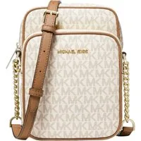 MICHAEL KORS Handtasche Michael Kors Jet Set Travel Umhängetasche Damen Vanille Crossbody