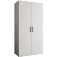 ABIKS MÖBEL Drehtürenschrank BARI 1 Schlafzimmerschrank mit Kleiderstange und Regalen Garderobenschrank Kleiderschrank in 5 verschieden Breiten und 4 Farben