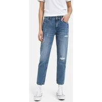 Smith & Soul Boyfriend-Jeans mit verkürztem Bein