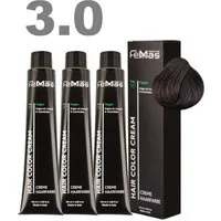 Femmas Premium Haarfarbe FemMas professionelle Haarfarbe mit Arganöl 3 x 100 ml