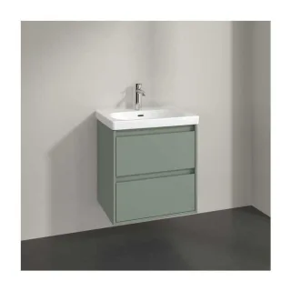 Villeroy und Boch Skyla Waschtischunterschrank C79400AF 2 Auszüge, 572 x 596 x 439 mm, Soft Green