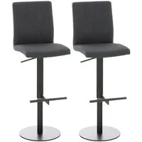 CLP Barhocker Cadiz (Set, 2er), Stoffbezug, höhenverstellbar, bis 240 kg